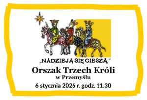 Zachęcamy do udziału w barwnym korowodzie. Dzieci i dorośli mogą przebierać się w barwy: czerwone – Orszak Europejski, zielone – Orszak Azjatycki, niebieskie – Orszak Afrykański.